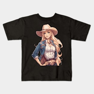 Western Cowgirl Kids T-Shirt